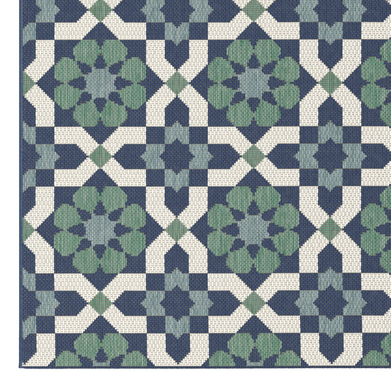 Runner Palermo Ikat 80cm X 200cm Indoor / Outdoor Area Rug
