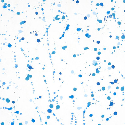 Schumacher x Porter Teleo Ink Splash Wallpaper