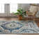 Tapis bleu Leeson