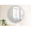 Huldar Glass Flat Wall Mirror