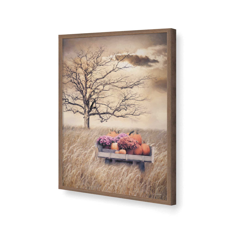 «Autumn Haul II» par Lori Deiter, reproduction d'art, L 12 po x H 16 po, Brun, Impression encadrée
