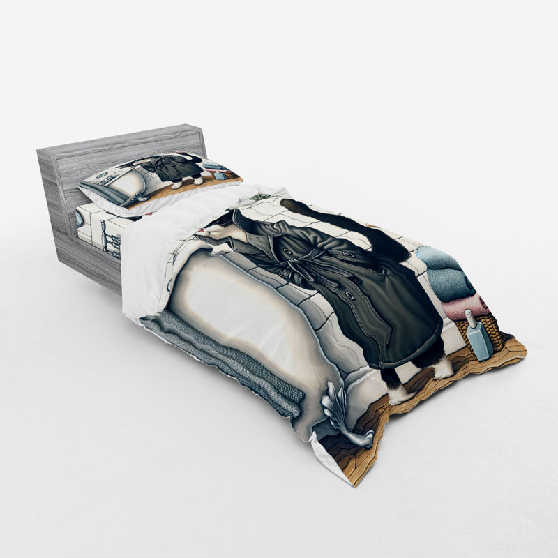 Polyester Not Solid Color Duvet Cover, Twin Duvet Cover + 2 Additional Pieces