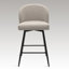 360°Swivel Barstool Counter Height Barstools with Back-1630115552-1877937549