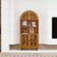Armoire rétro en bois sculpté arqué