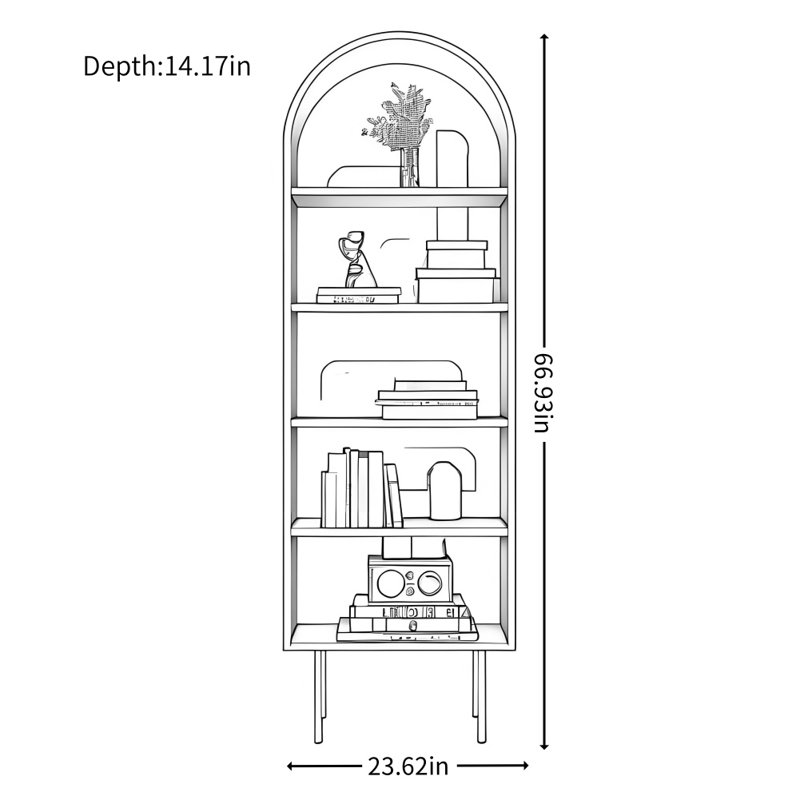 Vitrine moderne et simple, Vert