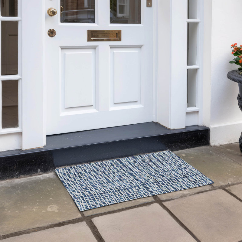  Tapis d'entrée / extérieur antidérapant Finck, Rectangle 1 pi 8 po x 2 pi 6 po