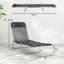 Méridiennes pliantes pratiques, chaises longues 2 pièces avec dossier réglable et conception portable pour une détente en plein air