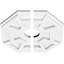 Médaillon de plafond contemporain en PVC 26 po x P 2 po x P 9 po x P 1 po Logan-36075242