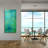 'Blue Mountain Rain II' by Erin Ashley, Acrylic Glass Wall Art-1633506189
