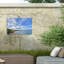 «Ologic bleu »sur une impression sur toile-98043855