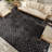 Foundry Select Versatile Diamond Charcoal/Black Indoor/Outdoor Area Rug-706035464