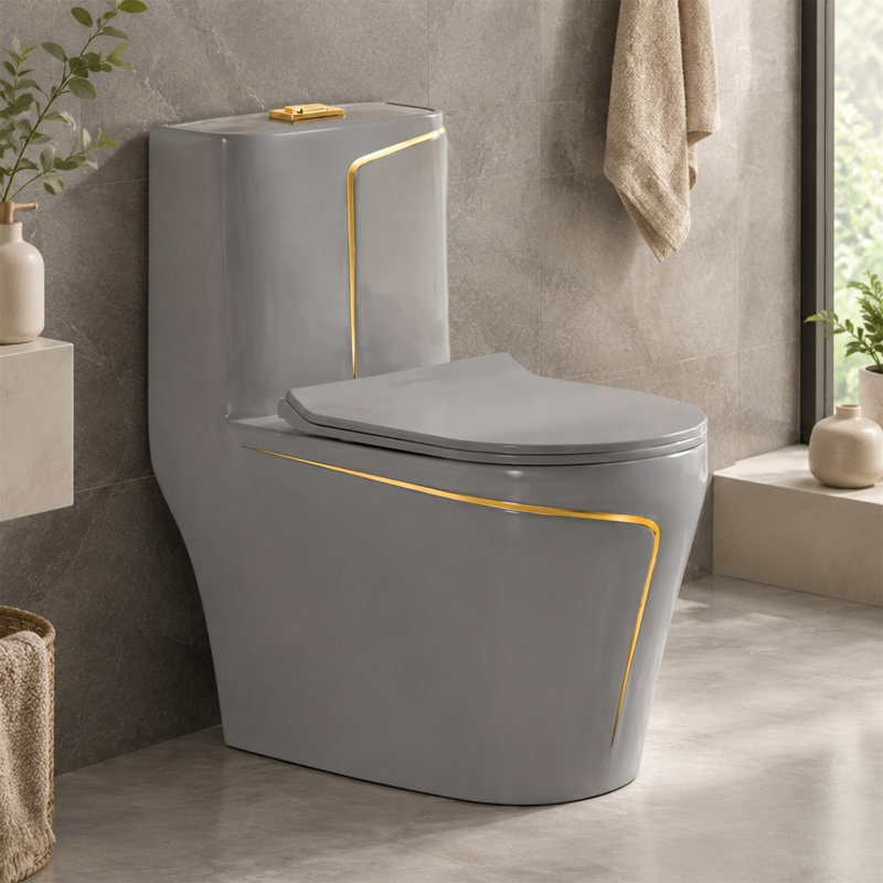 Dual-Flush Elongated One-Piece Toilet (Seat Included)