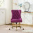 Furniture Office Chair,Modern Velvet Upholstered Tufted Button Home Office Chair With Metal Base,Adjustable Desk Chair Swivel Office Chair-1141517288
