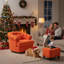 Ensemble de fauteuil pivotant avec repose-pieds-1243098536