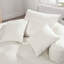 Canapé simple en chenille avec coussins-276592242