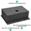 Évier de cuisine 30 po x 22 po à cuve simple encastrable en acier inoxydable de calibre 16 noir 30 po-116492948