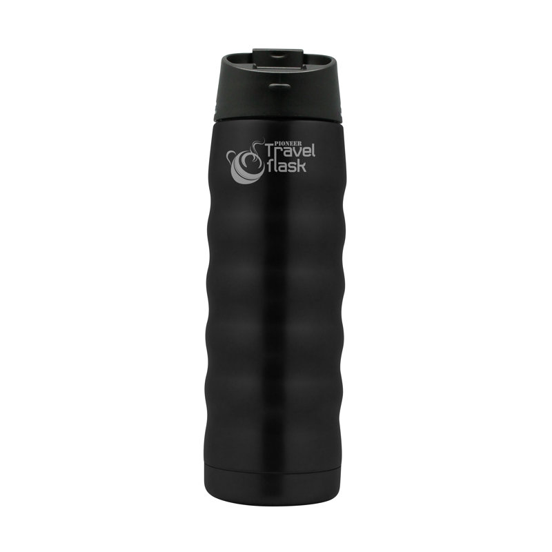 Pioneer Stainless Steel Travel Mug, Black