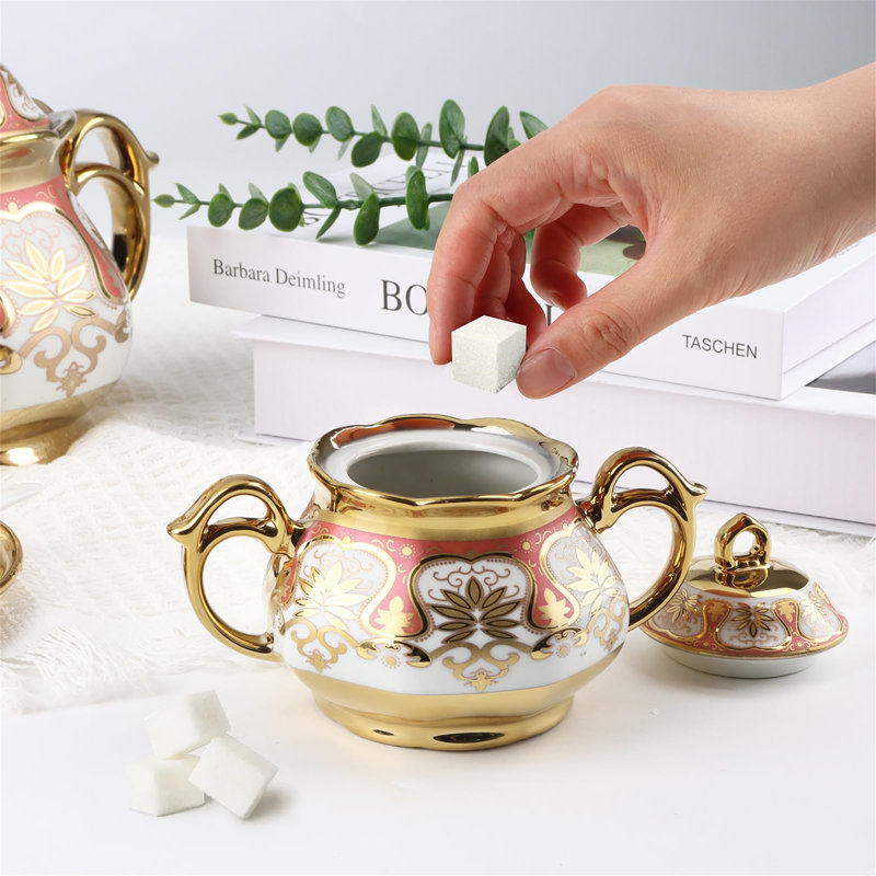 Mercer41 1100ml Floral Teapot Set