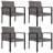 Jantzen Rectangular 4 - Person Dining Set with Cushions-576270809-576270810