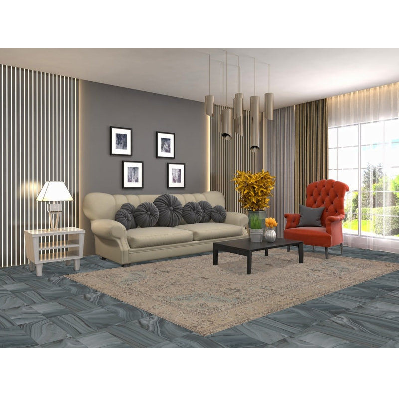 Tapis traditionnel rétro 6 x 9