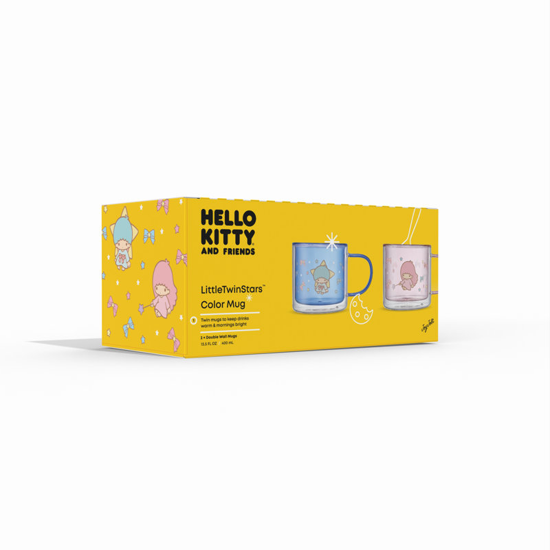 Ensemble de tasses à café à double paroi Hello Kitty® and Friends LittleTwinStars