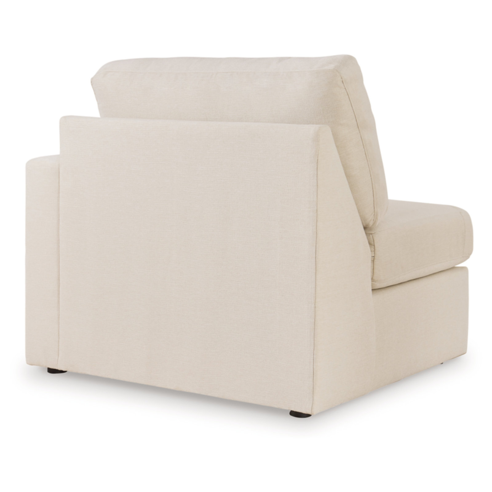 Modular Sectional, Beige Polyester, 36" H x 140" W x 68"D, Right Hand Facing