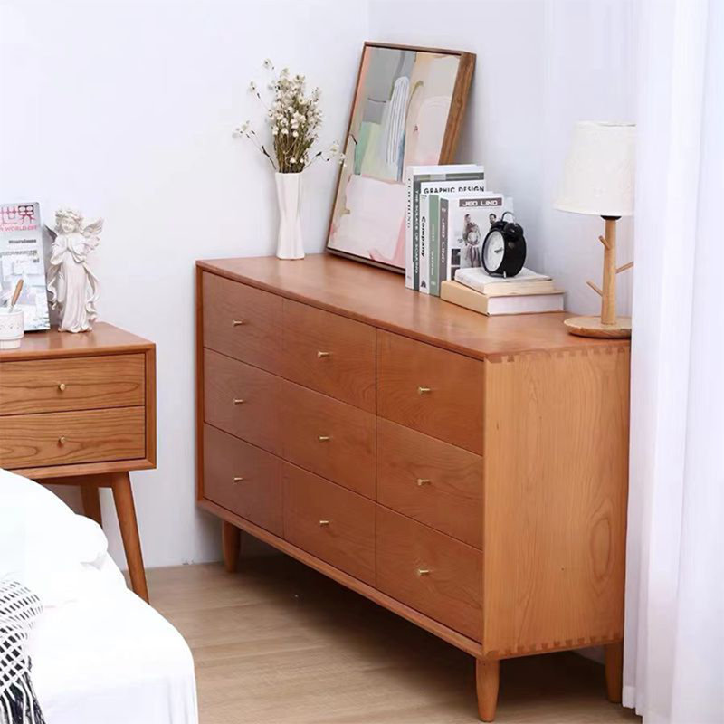 Commode d'appoint multifonctionnelle de style japonais