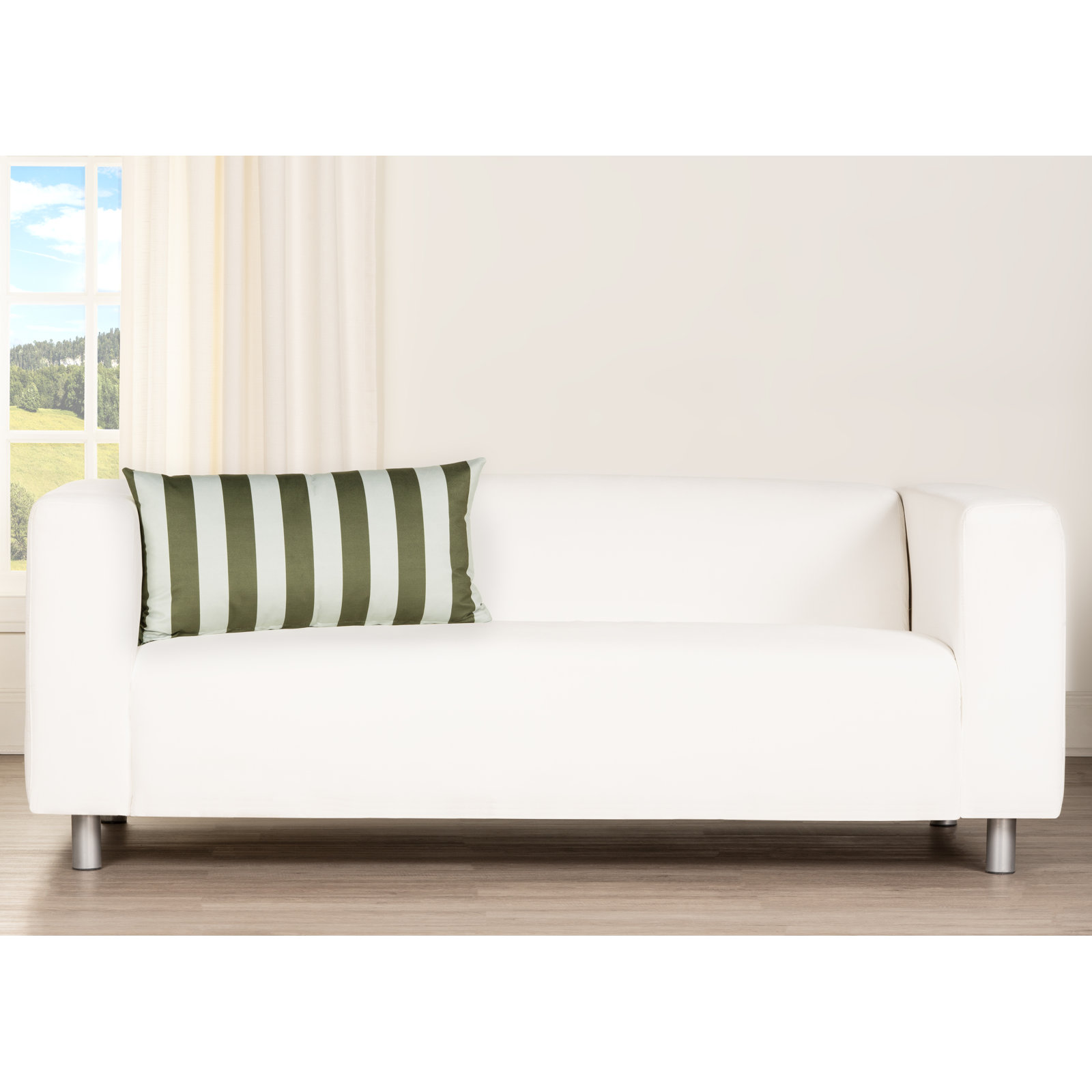 Throw Pillow, 52" x 14", Polyfill, Olive