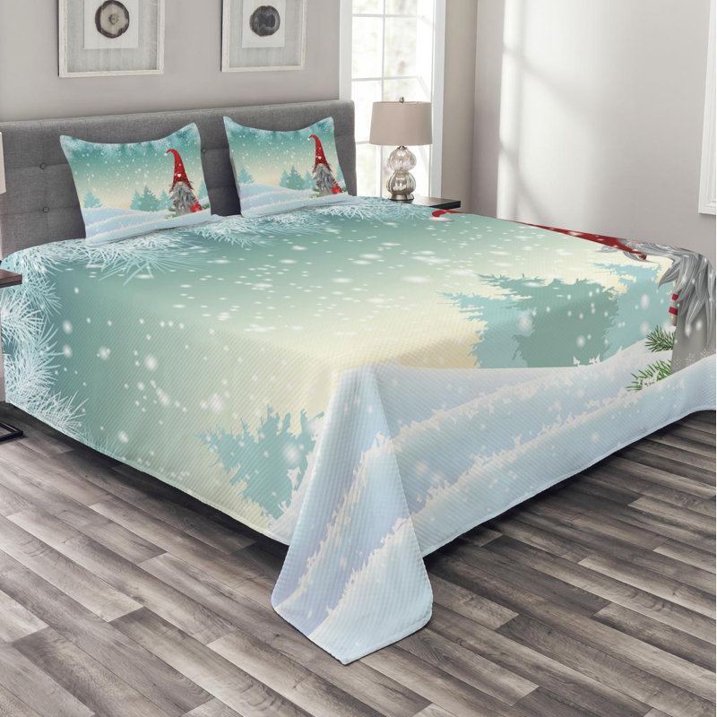 Traditional Polyester Coverlet, King Coverlet + 2 Shams