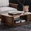 Table basse en bois massif Simple Leisure