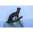 Nifao Collection Bronze Statue of a Mongoose Climbing a Tree Branch 24" x 12" x 20"H