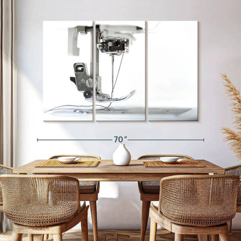 Senne Sewing Machine Close-Up, 42" H x 65" W