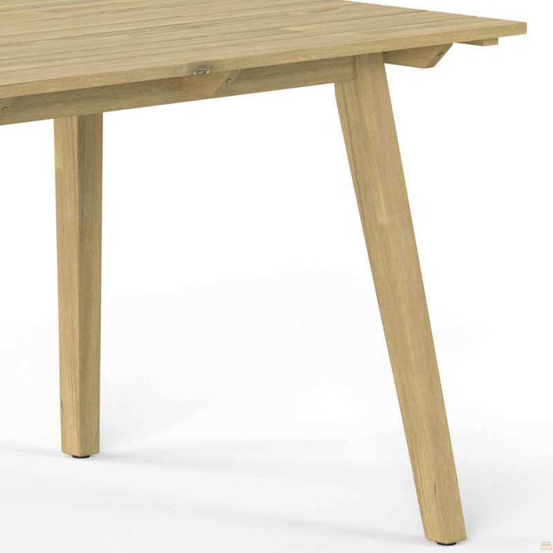 Kona - Table de salle à manger d'extérieur - Teck clair