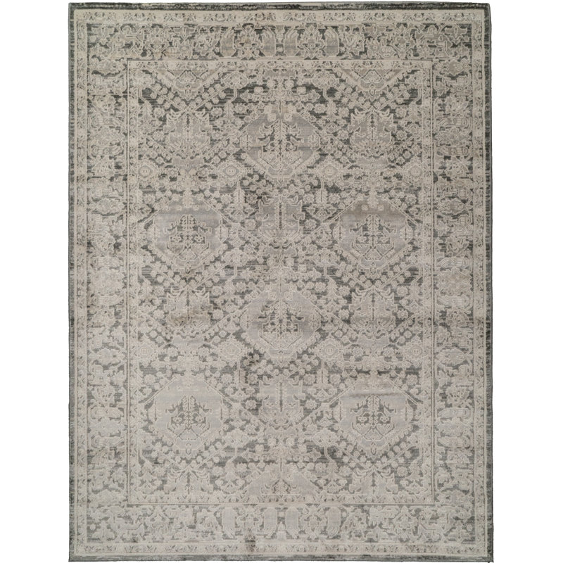 Clarissa 5.3X7 19900-190 IVORY/GREY, Rectangle 5'2" x 7'