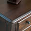 Console rétro en bois massif multifonctionnel