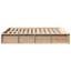 Bed Frame With Storage Solid Pine Wood-337268347-360169827