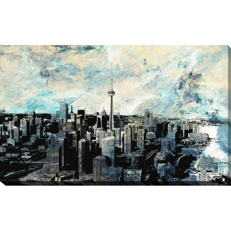 Toronto - impression sur toile tendue, L 30 po x H 18 po