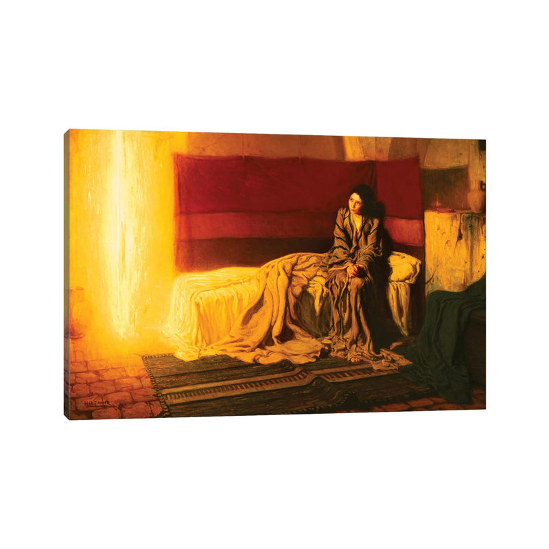 The Annunciation, 1898 by Henry Ossawa Tanner - Painting on Canvas, 45.72cm H x 66.04cm W x 3.81cm D, Wrapped Canvas