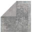 Phoebe Machine WashableGeometric Area Rug in Light Gray/Blue-1316590802