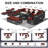 Jiovonni 13-Piece Deep Seating Patio Sectional Conversation Seating Group with 60,000 BTU Fire Pit Table & Chaise Lounges (10-Seat)-1526066707-1477052241