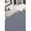 Tapis rectangulaire bleu marine en jute / chenille tissé à la machine-1823642515