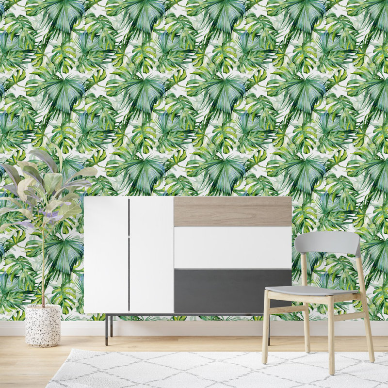 Panneau de papier peint Keiton, L 2,08 pi x L 18,75 pi