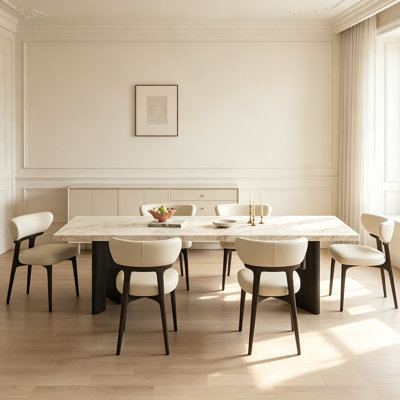 Table frittée de style français Mid-Century