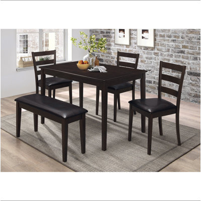 Arvin Cappuccino 5 Piece Dining Set