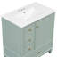 Meuble-lavabo 30 po avec comptoir en céramique-541756036