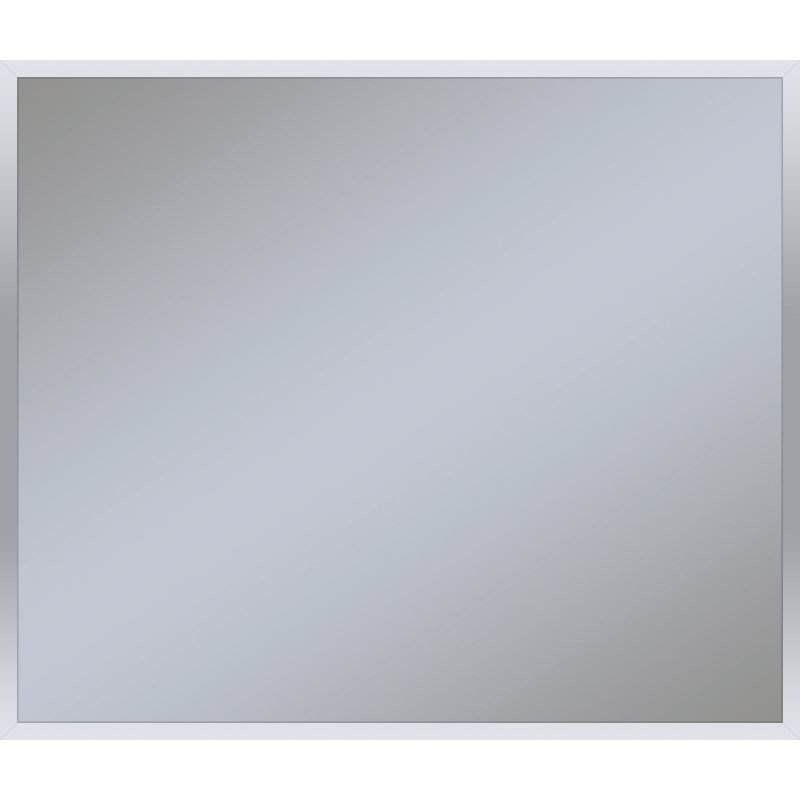 Profiles Modern & Contemporary Bathroom / Vanity Mirror, Chrome, 29.875" x 35.125"