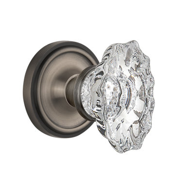 Rosette classique avec bouton de porte de château