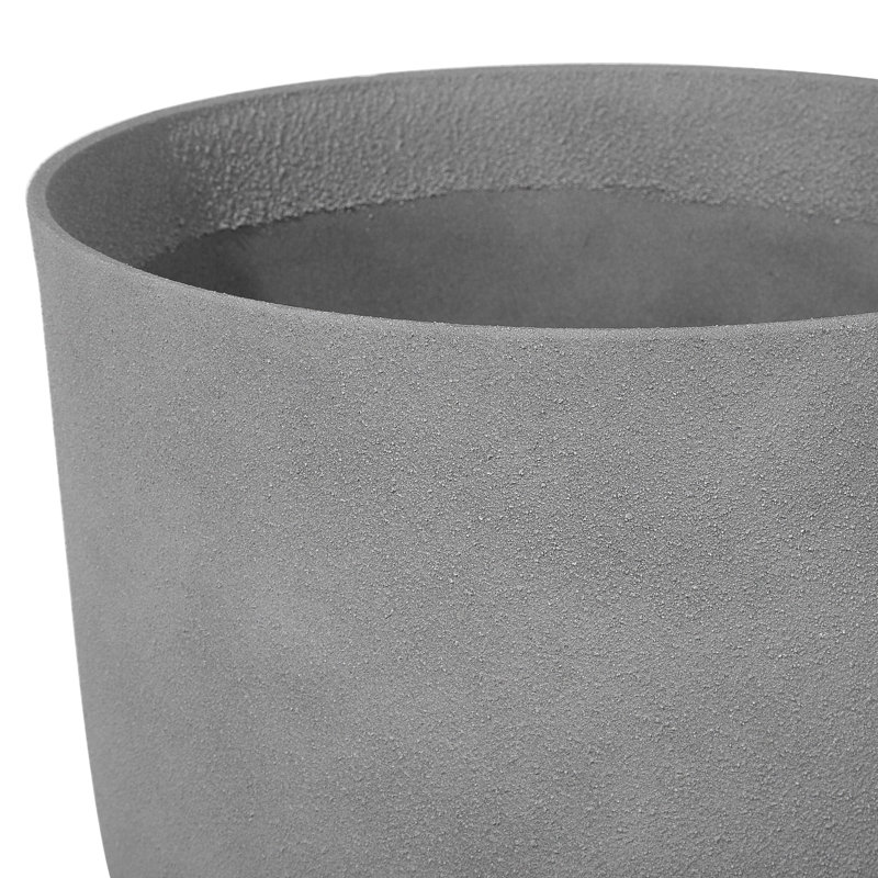 Valeria Pot Planter, Grey, 42 cm H x 35 cm W x 35 cm D