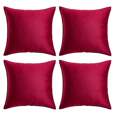  Velvet Throw Pillow