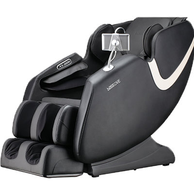 BOSSCARE 2023, nouveaux fauteuils de massage pour le corps entier avec voix d'intelligence artificielle, fauteuil de massage inclinable Shiatsu zéro gravité noir